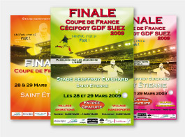 Affiche de Finale de la coupe de france CECIFOOT  Saint-Etienne (Finale au Stade Geoffroy Guichard)