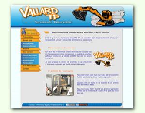 Site dynamique de Laurent VALLARD - VALLARD TP (Entreprise de travaux publics  Saint-Etienne (42))