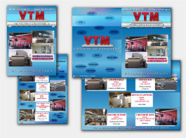 Brochure et plaquette de VTM - Ventilation industrielle (Installateur d´extracteurs et gaines de ventilation sur toute la France)